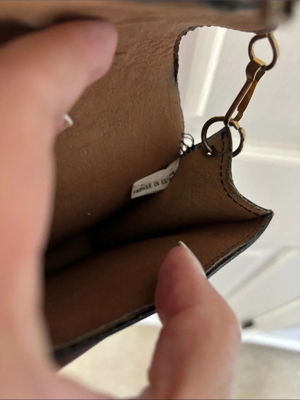 Brown Leather Crossbody Shoulder Bag for Men